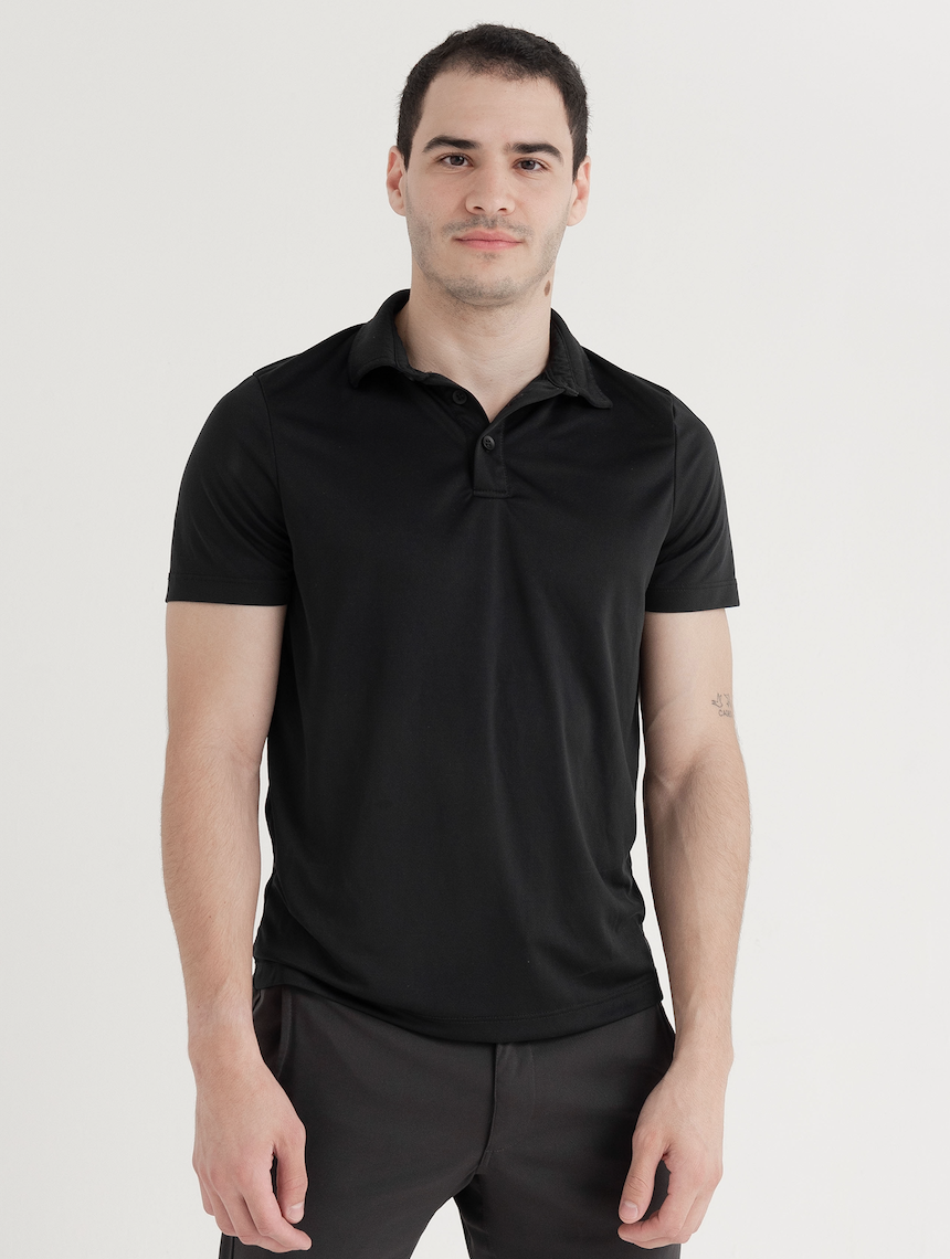 Playera Polo Negra greatclothing