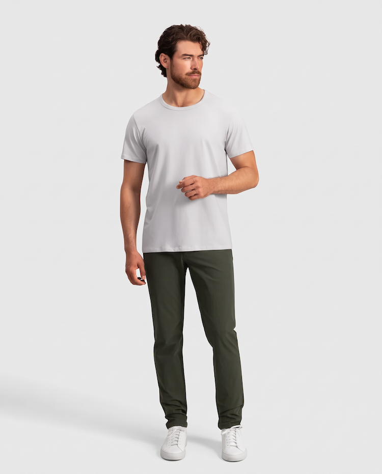 All-Day Pants Verde Olivo Regular Fit para hombre