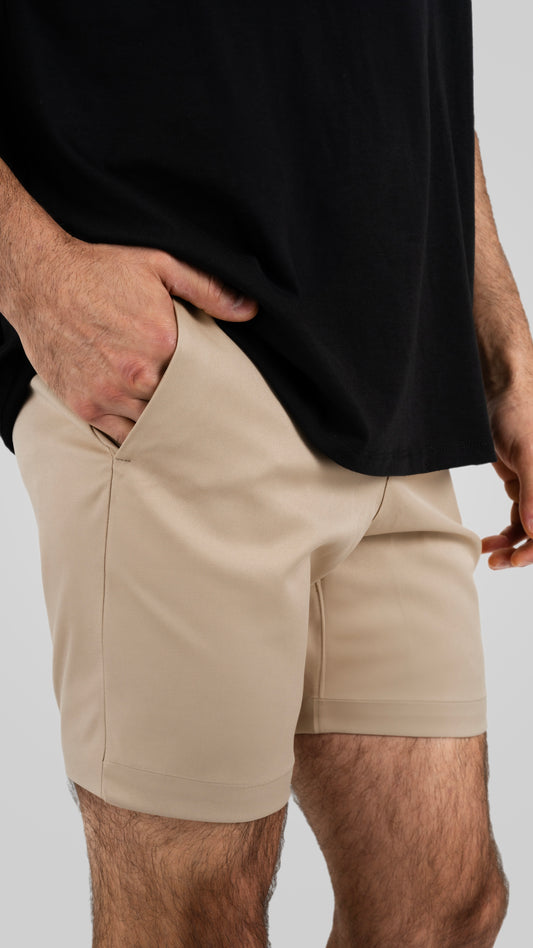 All-Day Shorts Beige