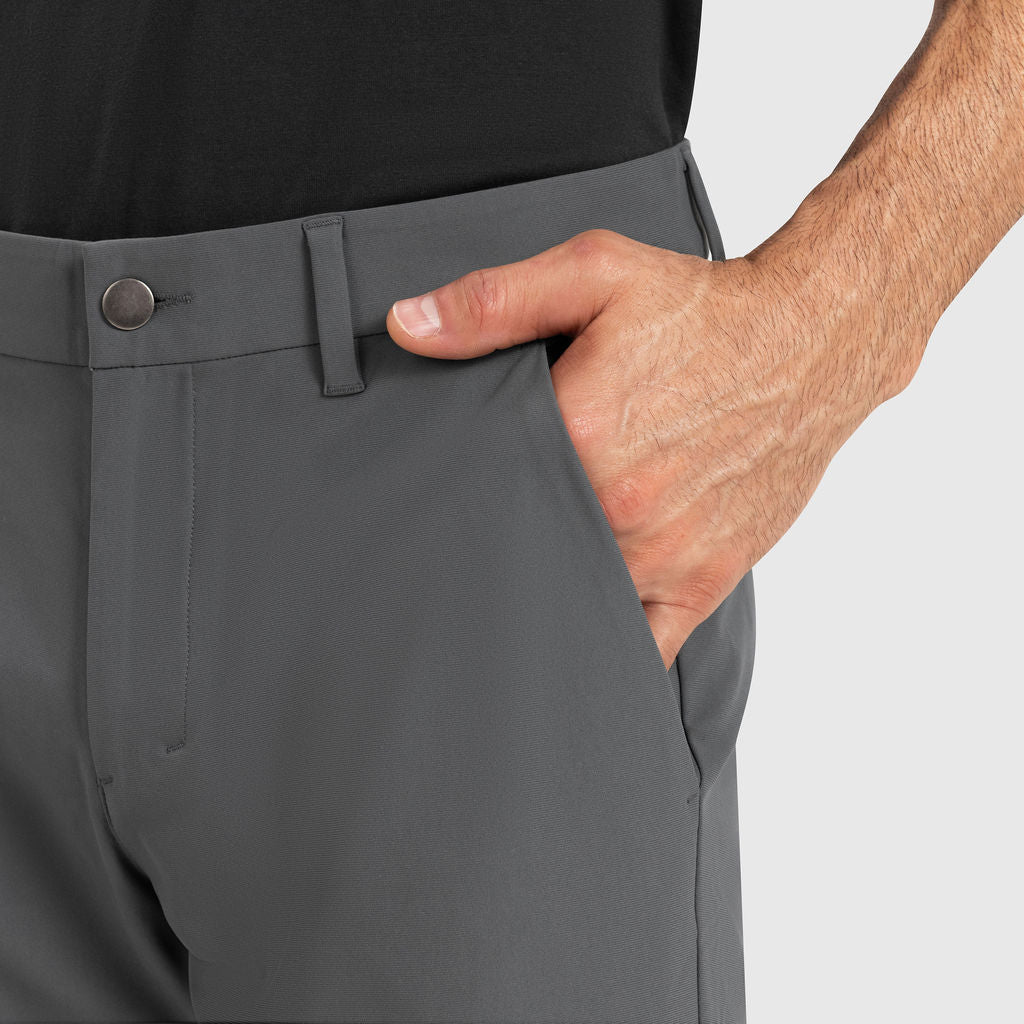 Work-Day Pants Gris Oscuro