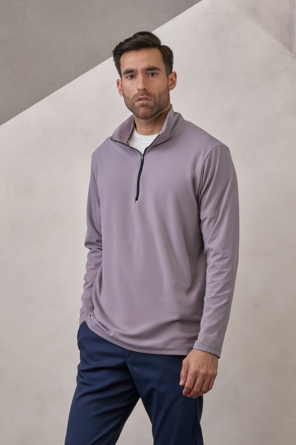 sudadera zipup gris para hombre