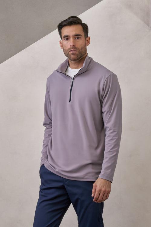 sudadera zipup gris para hombre