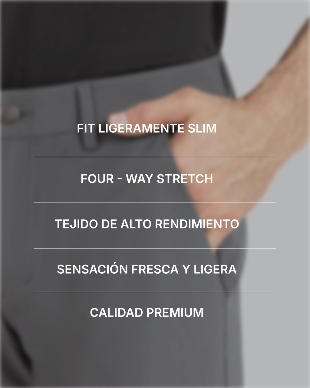 Work-Day Pants Gris Oscuro
