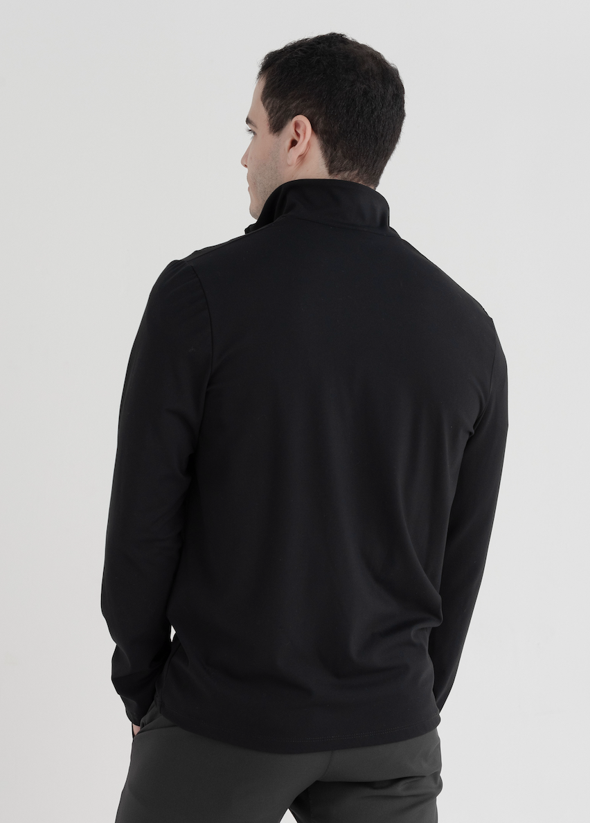 Work-Day Zip Up Negra