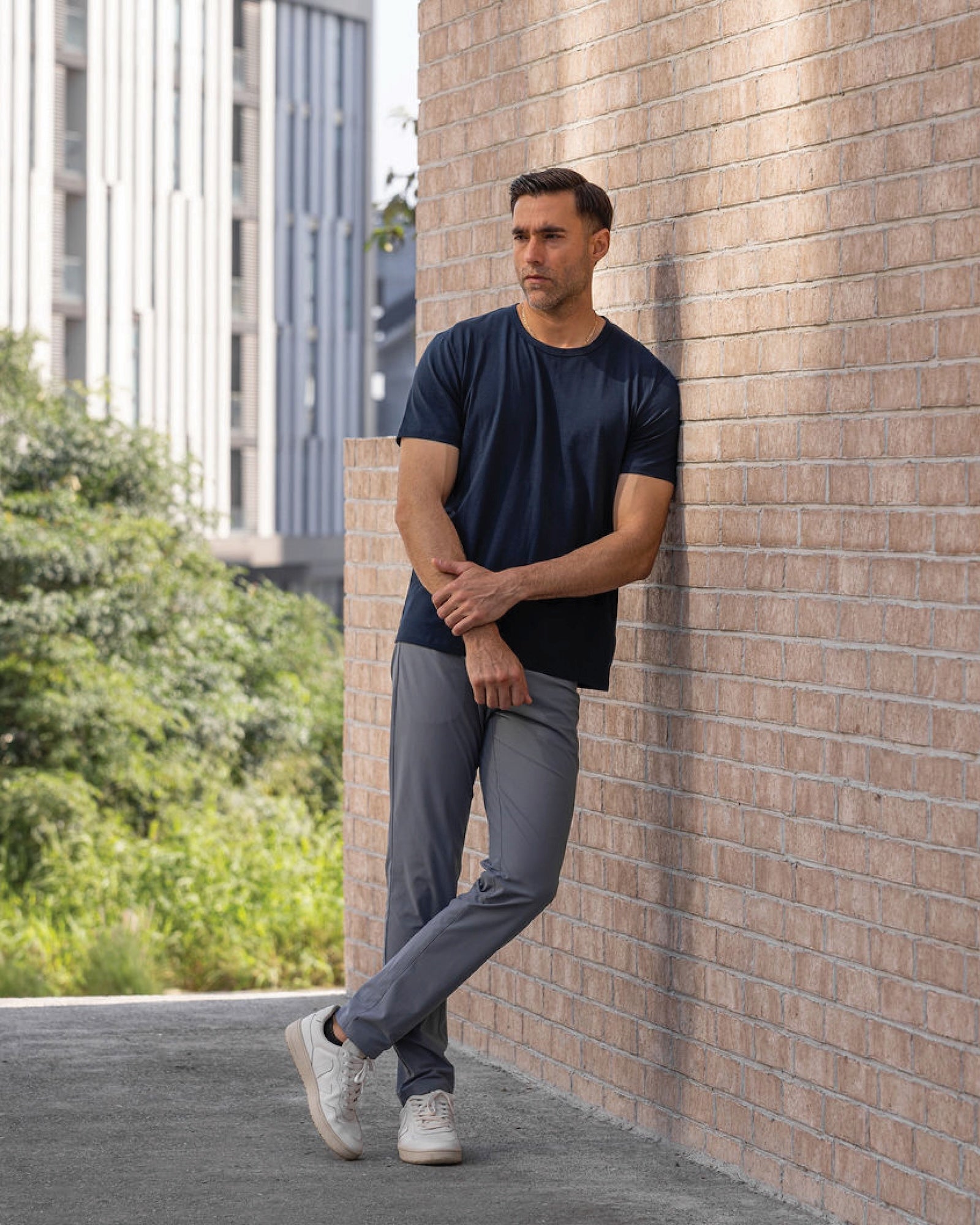 All-Day Pants Gris Vapor Classic Fit para hombre
