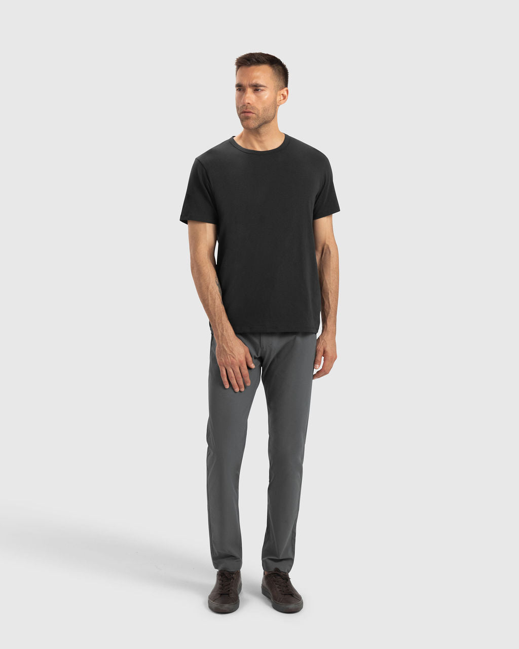 Work-Day Pants Gris Oscuro para hombre, pantalón formal y versátil