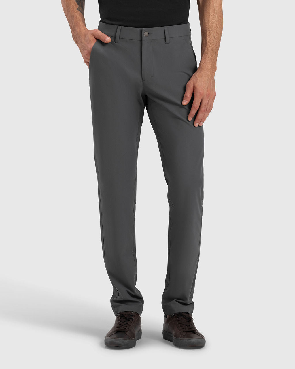 Work-Day Pants Gris Oscuro para hombre, vista frontal